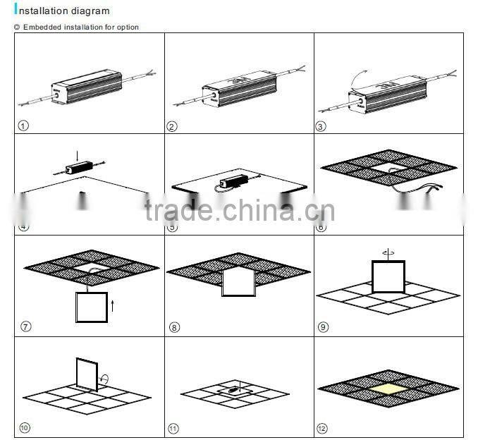 Hot-selling led 600x600 ceiling panel light high quality CE ROHS SAA Australia industrial product 20w 30w 40w 50w 60w 70w 80w