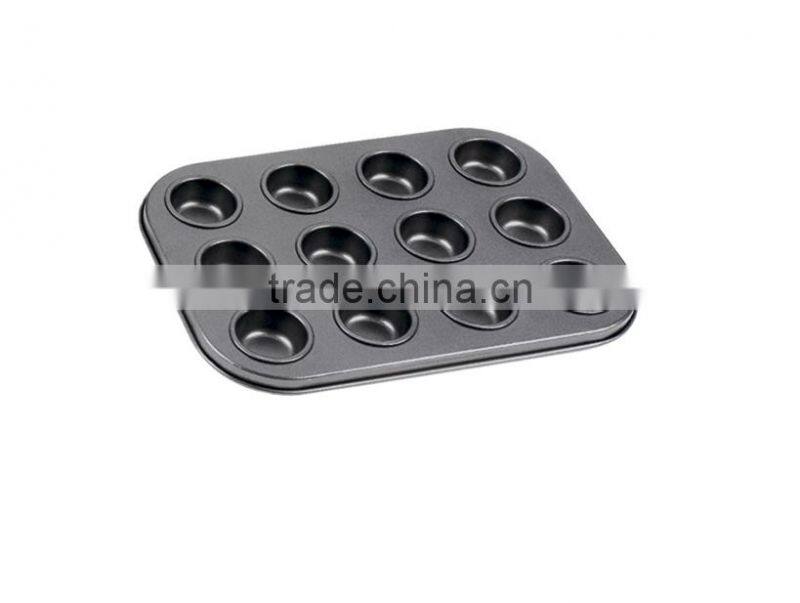 carbon steel cake pan with 12 cups