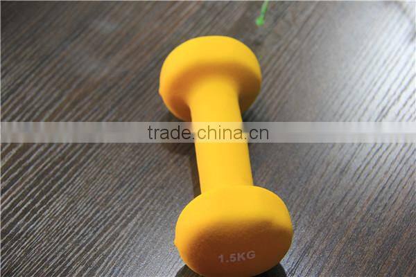 High Quality Rubber Coated Hex Dumbbell for sale