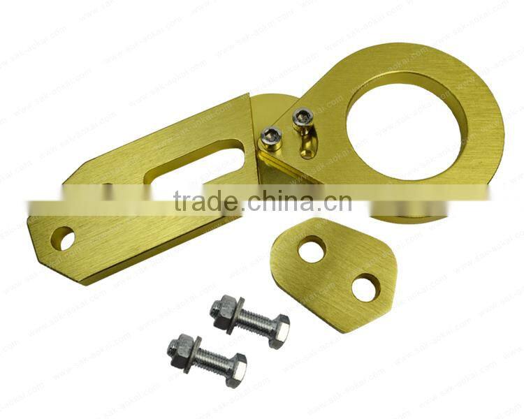 Adjustable universal tow hook trailer bumper tow hook