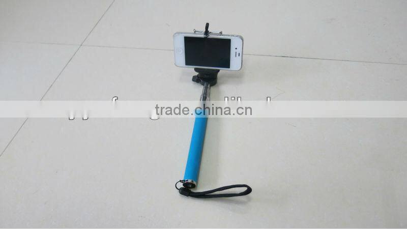 Popular Extendable Monopod For camera and cell Phone with universal holder