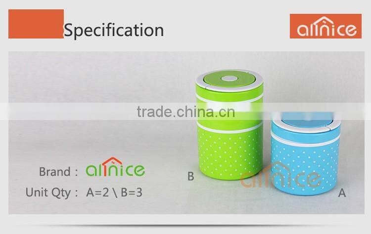 Hot Round Two Tier Bento Box/Thermos Tiffin Box/ Stainless Steel Lunch Box