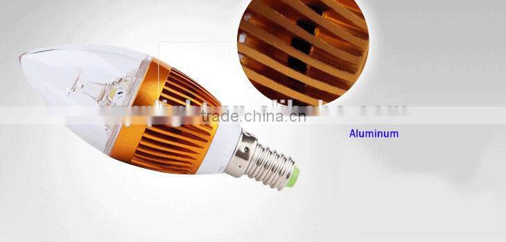 High Power LED Candle Bulb Light 3W, 4W, 5W