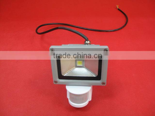 Best quality 10w motion sensor led flood light with IP 65