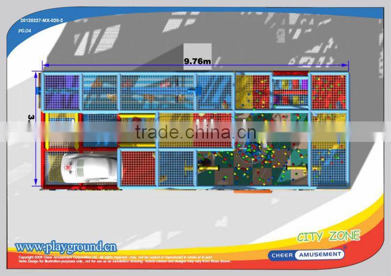 Cheer Amusement modern city indoor soft playground