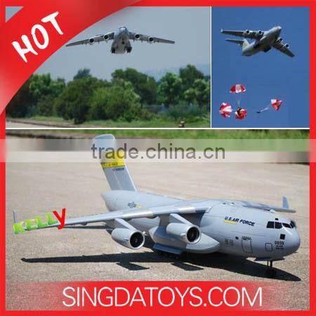 C17 2.4G Dropping Parachutes Brushless 6 Channel EPO Foam RC Plane