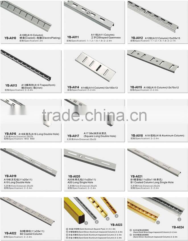 Metal Chrome Plating Column/ Upright Post For Supermarket