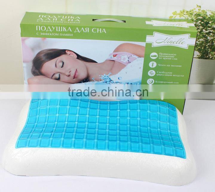 High quality comfort trddition memory foam pillow with Cooling Gel