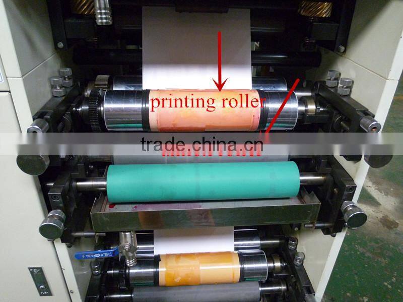 MR-600 Automatic Four Colors Paper Cup Roll Feeding Flexo Printing Machinery