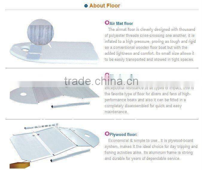 CE 3.3 meters marine inflatable rubber pvc boat for sale