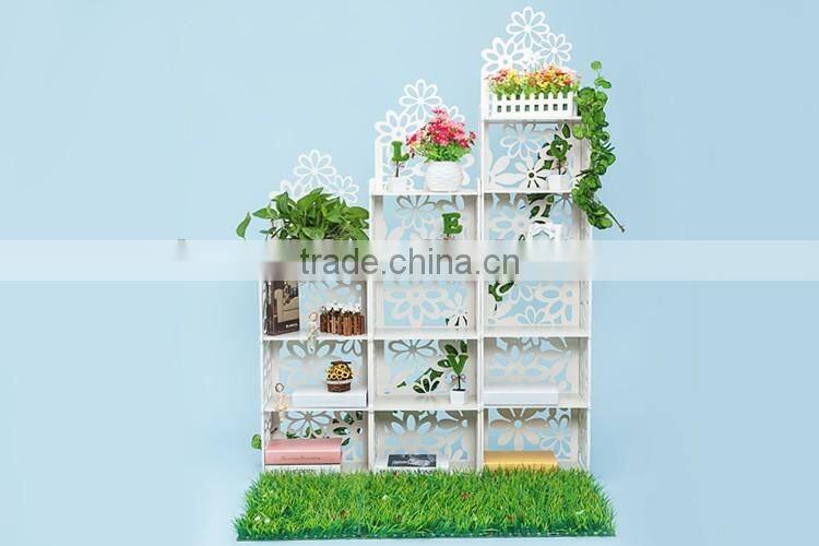 Combination style clearly flower patten bookcase furniture bedroom sets with prices
