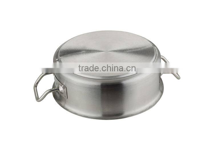 120L big size high quality rust resistance stainless steel commerical kitchen cooking pot with double-ply bottom 2015 best sale