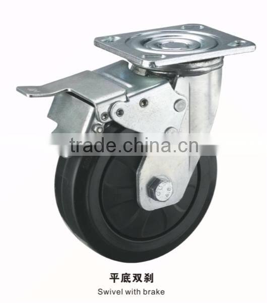 100mm solid rubber wheel for wheelbarrow