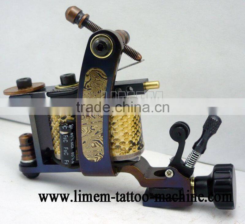 newest High quality copper Balance handmade Tattoo Machine with letter