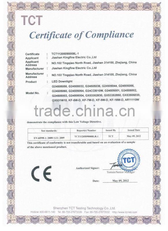 Hot Sale 7W 2835SMD 220VAC LED Cabinet Light