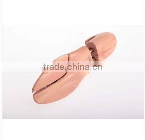 double metal tube wooden shoe tree/cedar shoe tree/shoetree