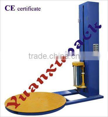 wooden pallet wrapper dispenser palletizing machine shrink wrapping machine