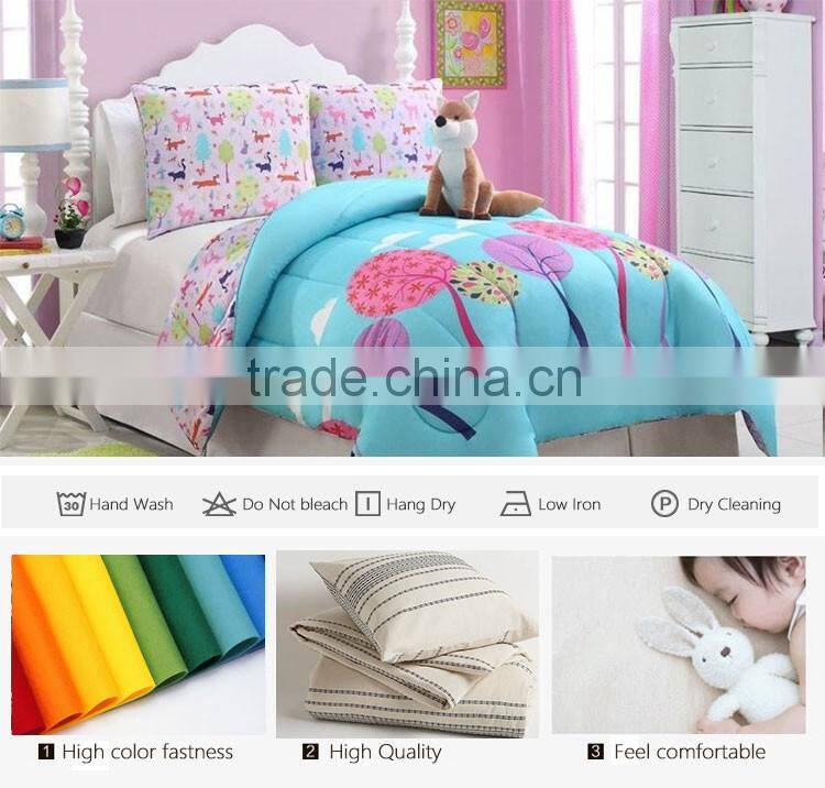 3D printed 100% polyester comforter set