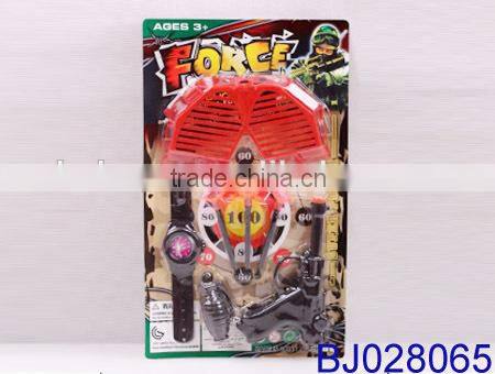 Funny kid toy plastic sniper gun police toys set