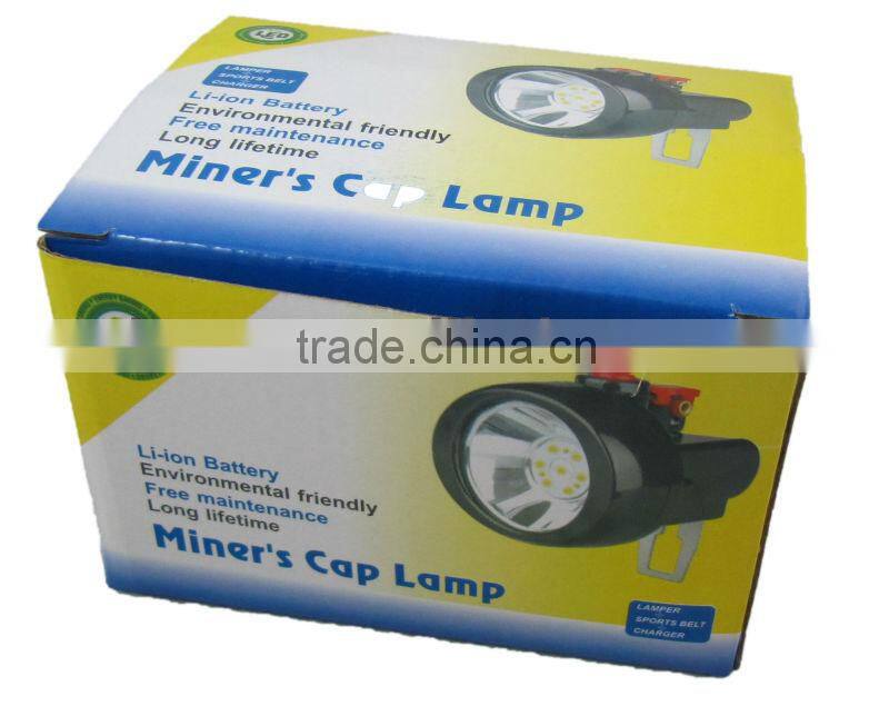 POPULAR!!! NEWEST 3W USA CREE LED 10000LUX LIGHTING TIME >15HOURS cordless wireless coal miner lamp