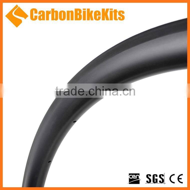 CarbonBikeKits Super light Full carbon 700c 38mm tubeless road rim TR38C