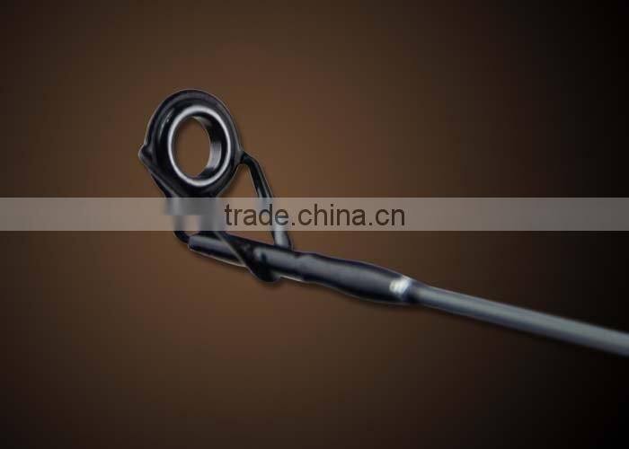 1.98m Carbon Fiber Fishing Poles 2 Sections Solid Carbon Spinning Rod