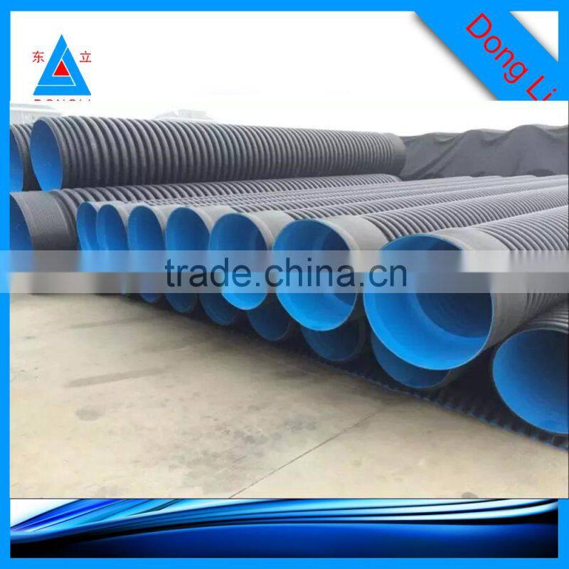 SN8 Socket joint Corrugated HDPE Pipe