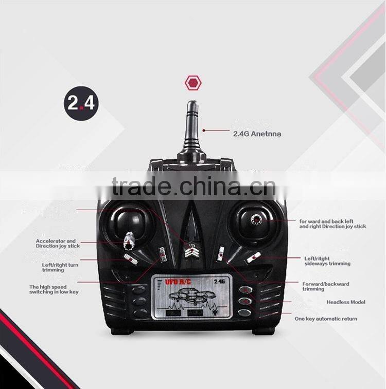 New product 2.4G 4 CH 6-axis rc drone professional with hd camera