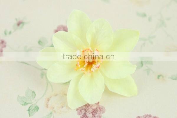 Cheap decorative fabric lily flowers artificial flower heads