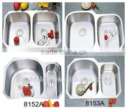 stainless steel Topmount handmade sink 3318A