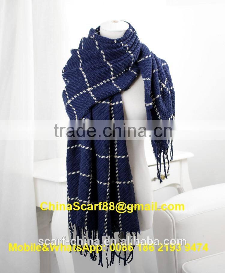 Wholesale winter wool blend scarf