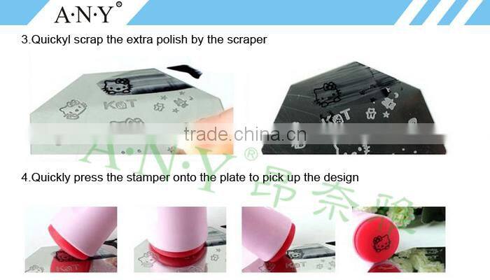 ANY Metal Handle Silicone Top Sticky and Soft Nail Stamper in Nail Printer