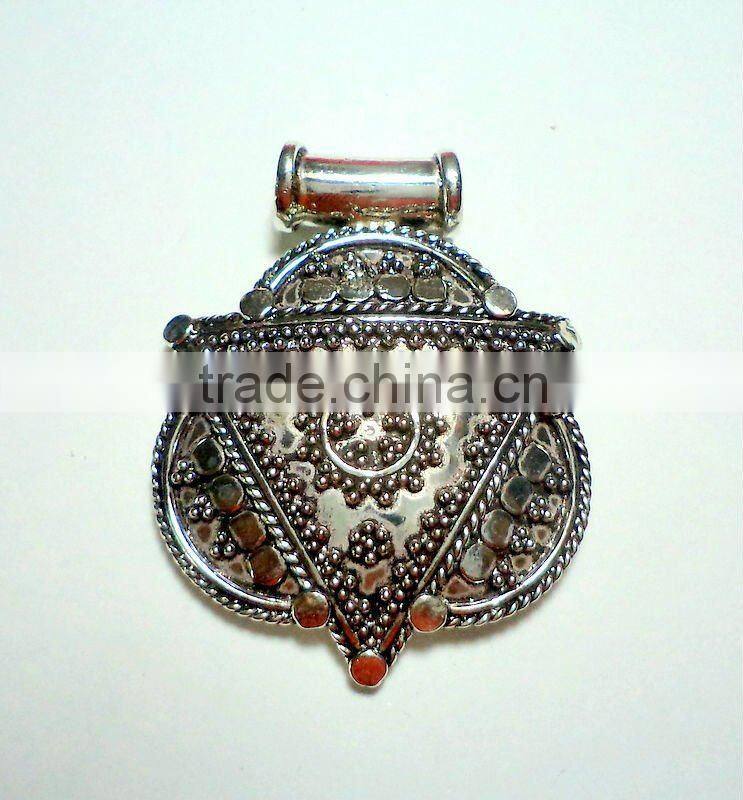 Oxidised Kite Shape Tribal 925 Solid Silver Earrings, Designer Sterling Silver Earrings, 925 Solid Sterling Silver Earrings