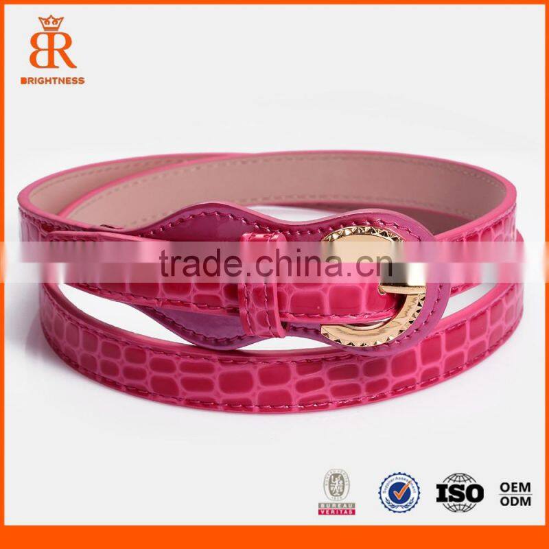 2016 sexy waist soft elastic dressy belts chastity girls skinny belt