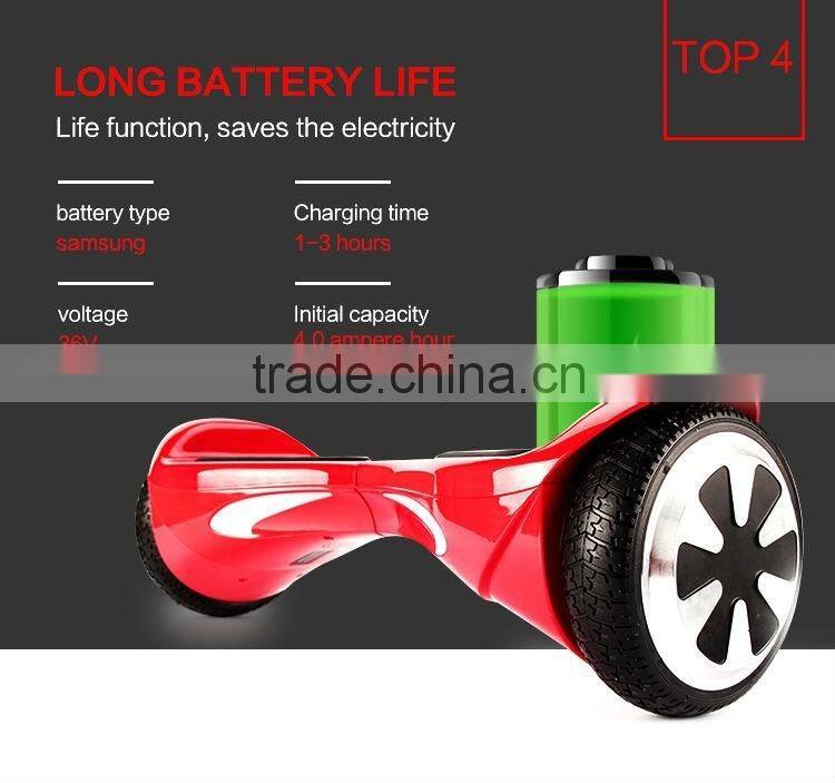 HTOMT Hot 6.5inch hoverboard two wheels self balancing electric scooter with CE FCC ROHS