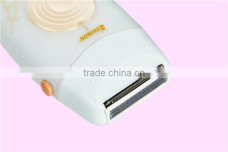 Shinon lady epilator with extra shaving and callus removing head