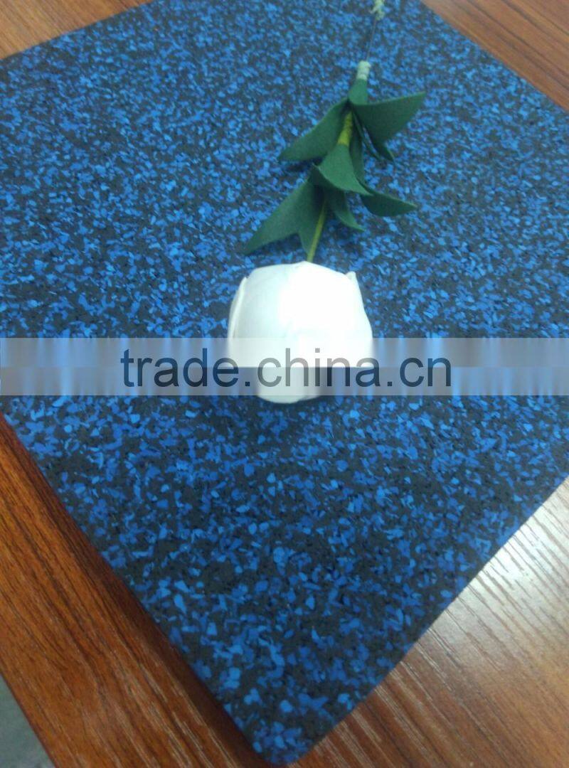Crossfit High Density Noiseproof Rubber Gym Flooring/indoor rubber flooring/interlocking flooring/polyurethane installation