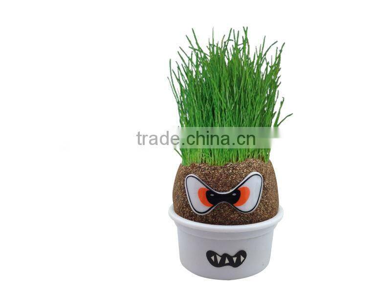 Novelty Fun Kids Plants doll grass head doll
