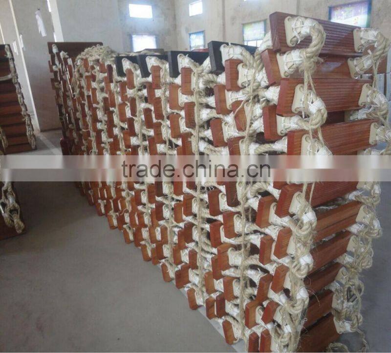 Marine safety pilot rope ship ladder