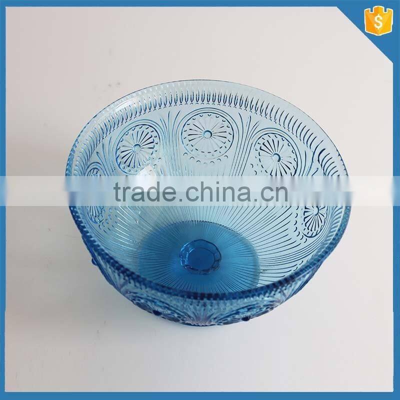 Wholesale new dinnerware crystal glass punch bowl