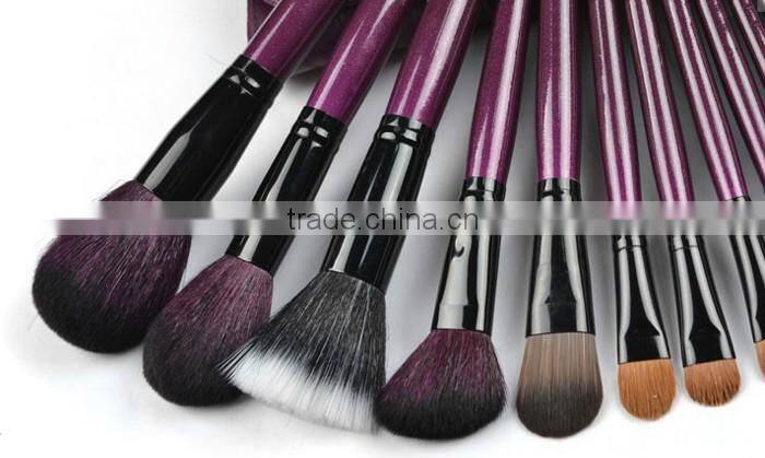 22pcs Purple Makeup Brushes Private Label