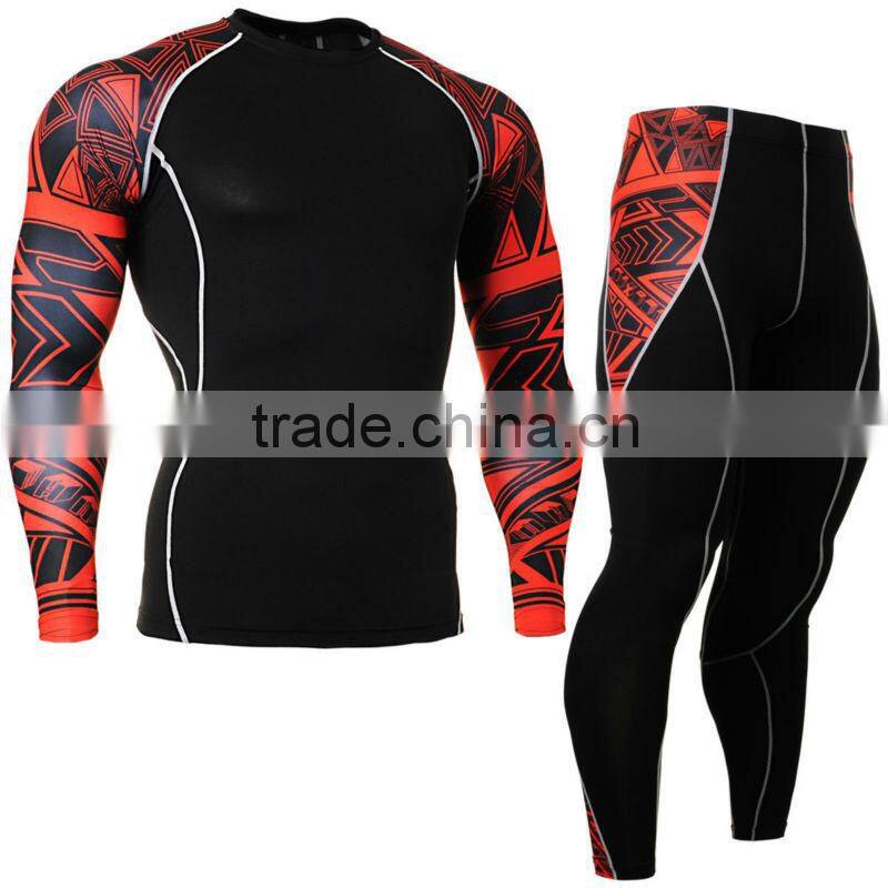 Compression shirt base layer training wear running top