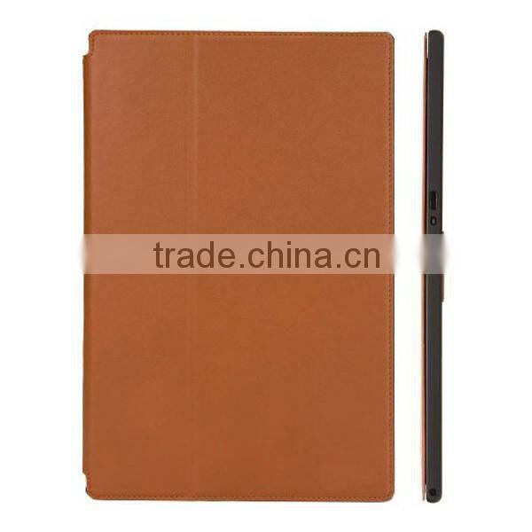 mannetic PU leather case for sony xperia Z tablet,stand cover for sony xperia z tablet
