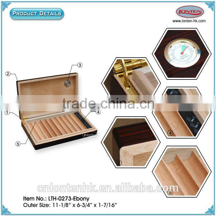 wooden portable travel humidor supplier