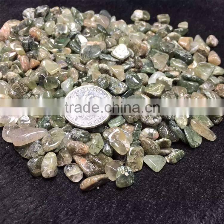 Wholesale Green Phantom Stone Gravel Crystal Macadam