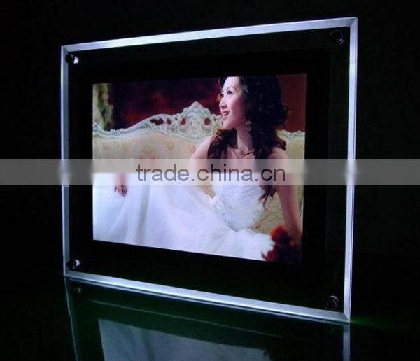 Top grade hot selling double side led hanging light box