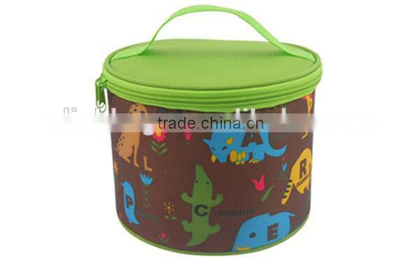 stylish cylindrical cooler bags,custom fitness cooler lunch bag