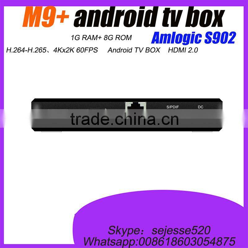 M9+ tv box Amlogic S905 android TV Box with Quad Core Smart Min Android 5.1 tv box M9+