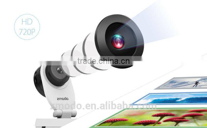 Zmodo 720P night view wifi video and audio wireless home use mini IP Camera