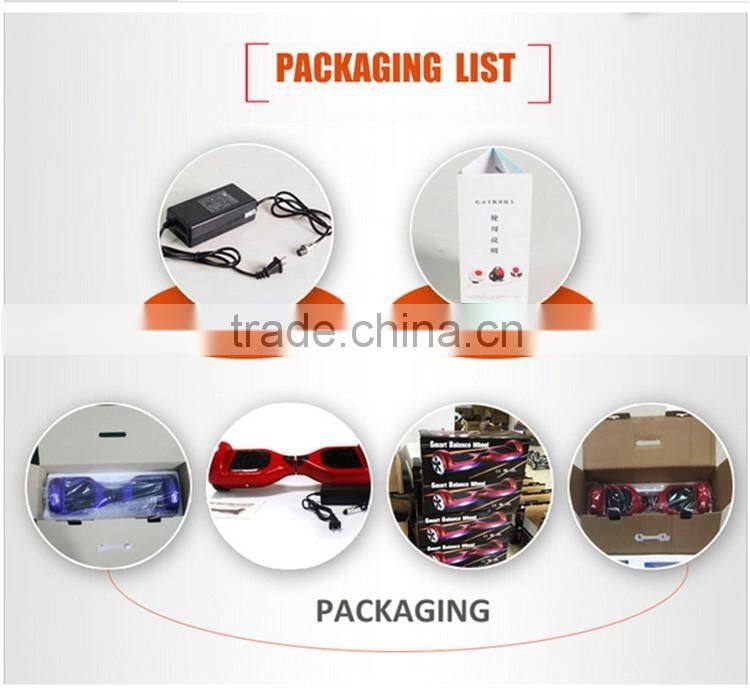 High quality China Shenzhen 6.5 inch bluetooth cheap haver board with remote